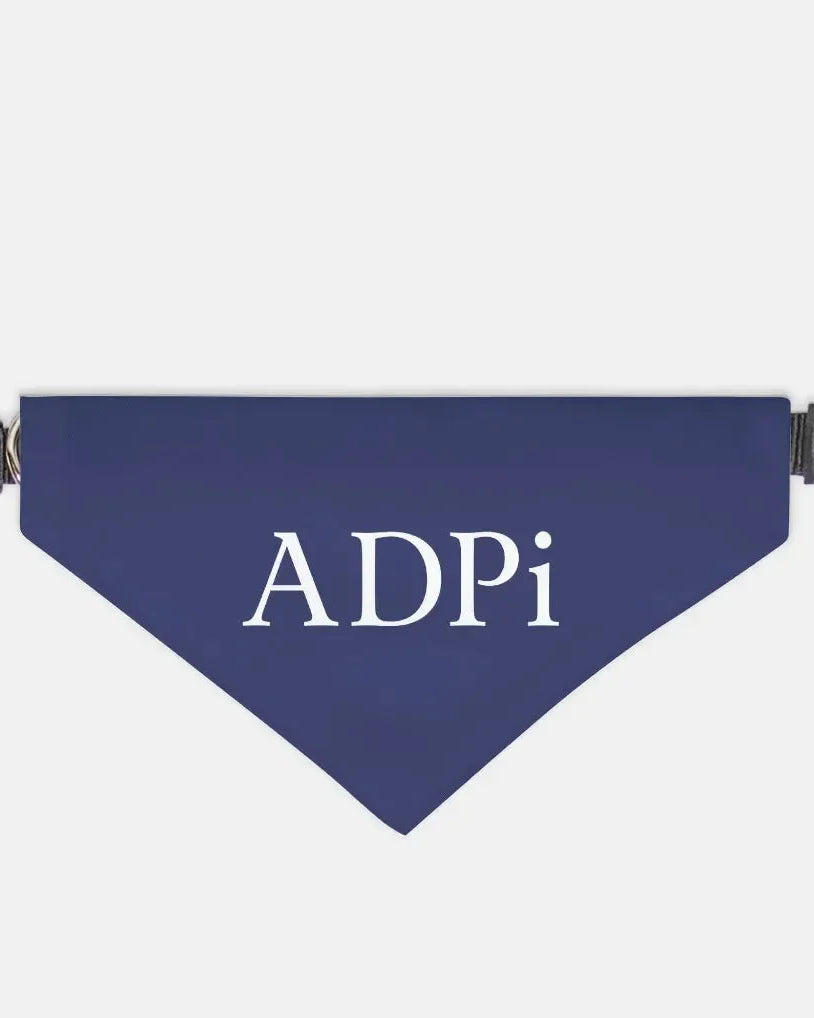 ADPi Pet Bandana Midnight Large Pet Bandanas