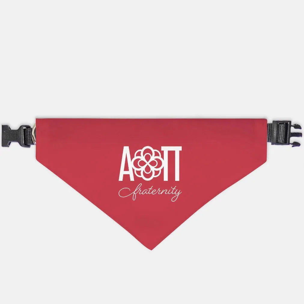 Alpha Omicron Pi Pet Bandana Cardinal Large Pet Bandanas