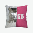 GPhiB Sequin Pillow Cover Carnation Silver Pillow Covers