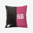 GPhiB Sequin Pillow Cover Carnation Black Pillow Covers