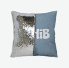 GPhiB Sequin Pillow Cover Blue Moon Silver Pillow Covers