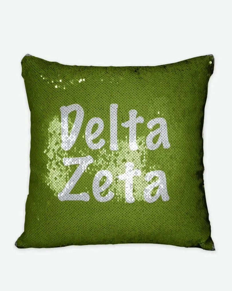 Delta Zeta Sequin Pillow Cover Pillow Covers