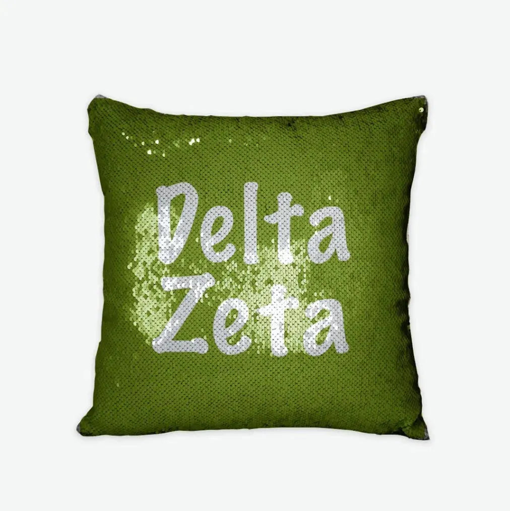 Delta Zeta Sequin Pillow Cover Pillow Covers