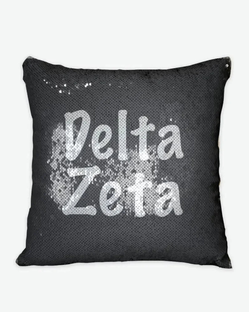 Delta Zeta Sequin Pillow Cover Pillow Covers
