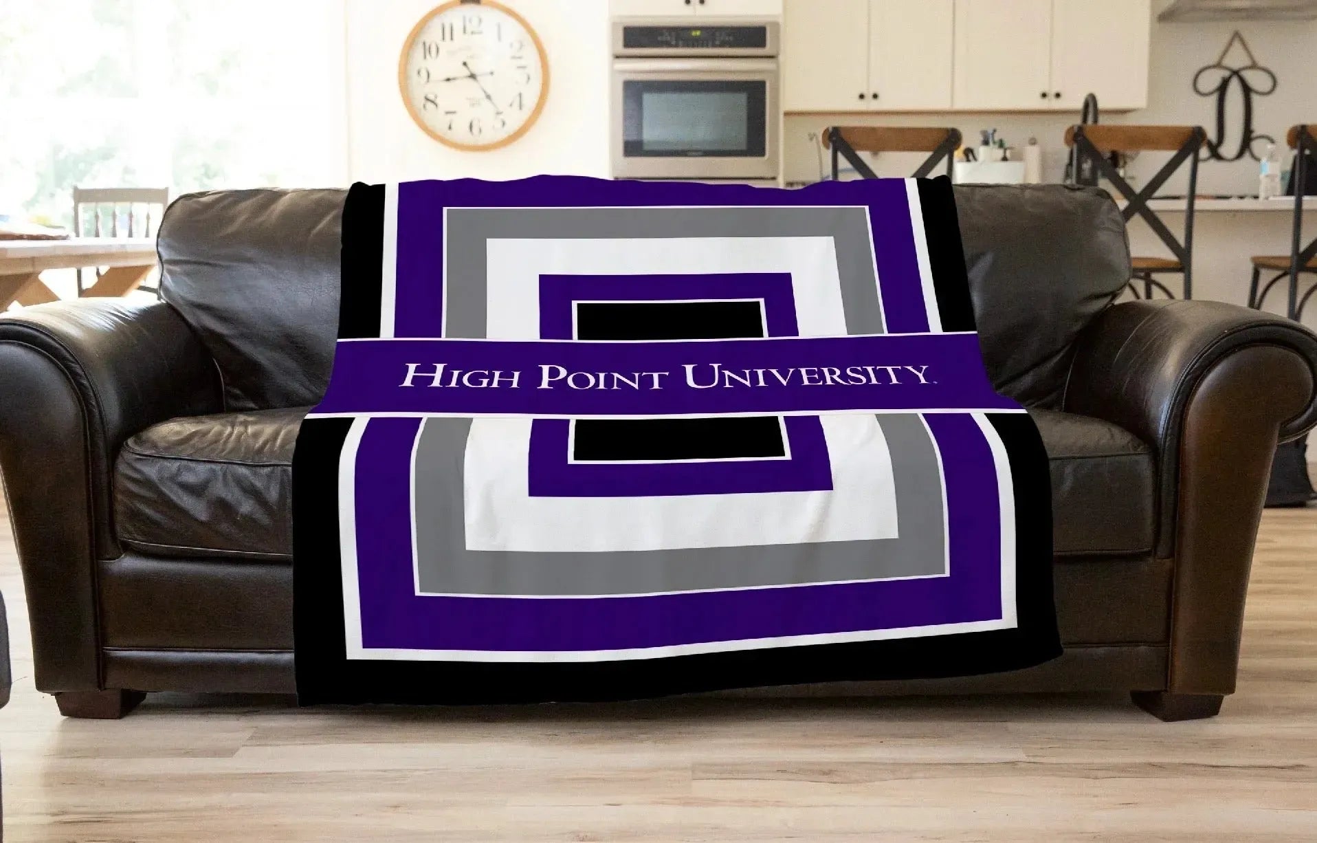 High Point University XL 60x80 Sherpa Blanket - Ge0 Throw Blankets