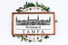 University of Tampa Plant Hall Wood Sign- 12"x24" Wall Art & Signs