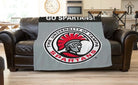 University of Tampa XL 60x80 Sherpa Blanket - Go Spartans Throw Blankets