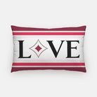 Alpha Sigma Alpha "LOVE" Lumbar Throw Pillow Cover Badgemark Pillow Covers