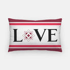 Alpha Sigma Alpha "LOVE" Lumbar Throw Pillow Cover Logomark Pillow Covers