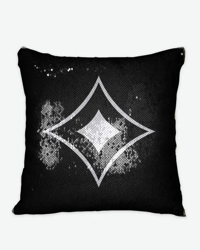 Alpha Sigma Alpha Sequin Pillow Cover - Badgemark Pillow Covers