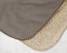 Alpha Sigma Alpha XL 60x80 Sherpa Throw Blanket - Retro Throw Blankets