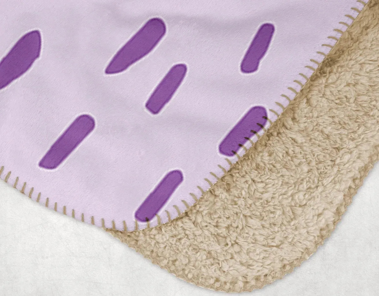 Alpha Chi Omega XL 60x80 Sherpa Throw Blanket Iris Throw Blankets