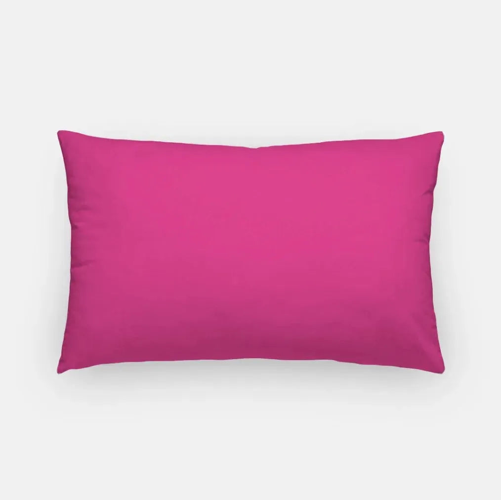Zeta - I "Pink Ribbon" ZTA Lumbar Pillow Cover Pillow Covers
