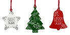 Alpha Delta Pi Wood Christmas Ornaments / Magnets (Set of 3) Holiday Ornaments