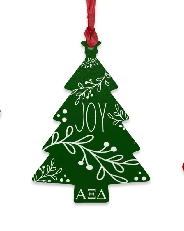 Alpha Xi Delta Wood Christmas Ornaments / Magnets (Set of 3) Holiday Ornaments