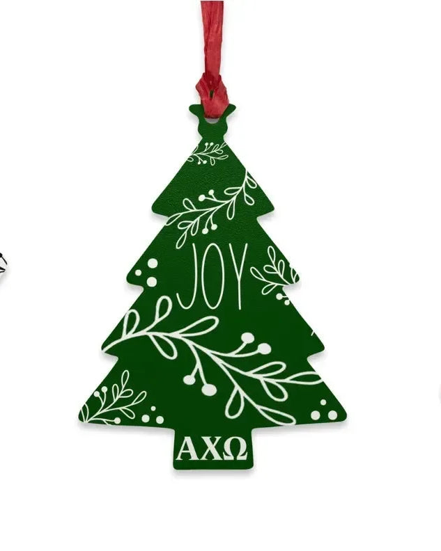 Alpha Chi Omega Wood Christmas Ornaments / Magnets (Set of 3) Holiday Ornaments
