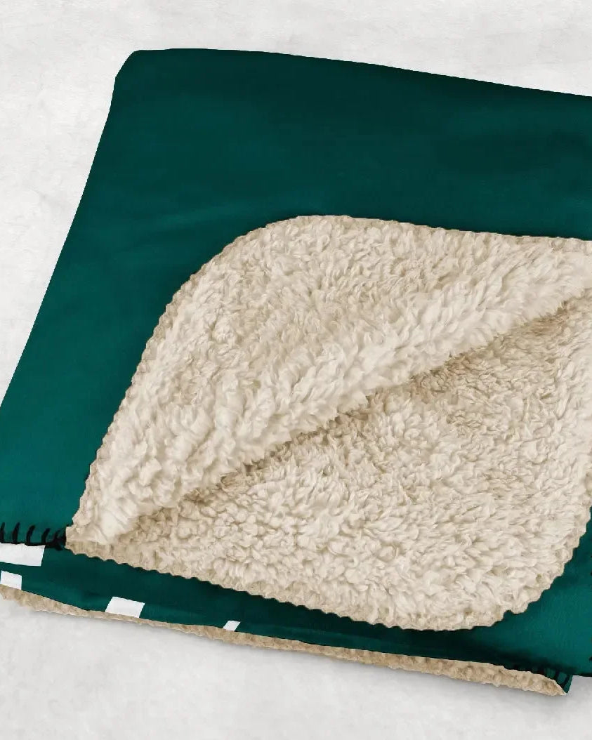 Personalized Alpha Sigma Tau XL 60x80 Sherpa Throw Blanket Throw Blankets
