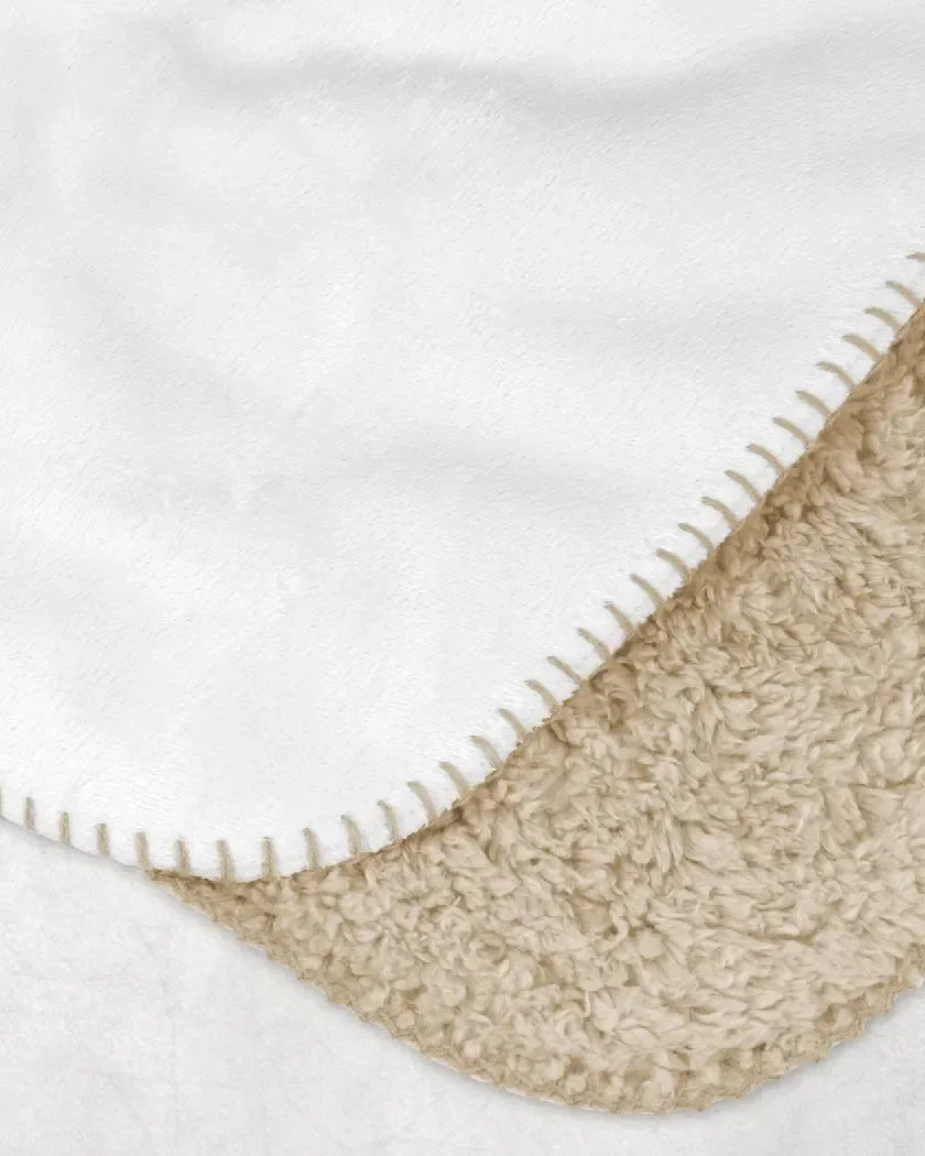 Alpha Sigma Tau XL 60x80 Sherpa Throw Blanket - Bullseye Throw Blankets