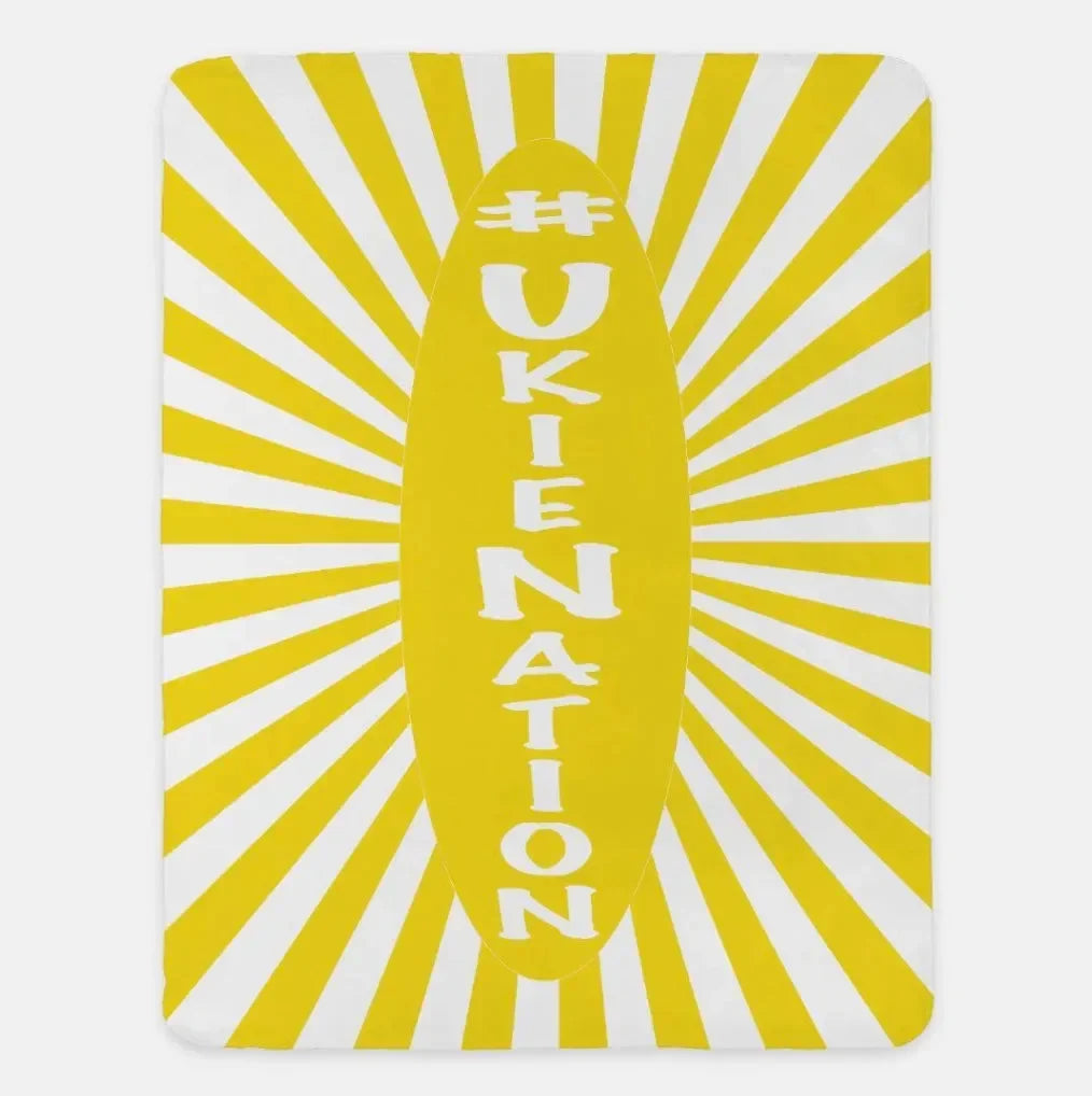 #UKIENATION Sherpa Blanket - Starburst 60"x80" - Campus Greek Fit