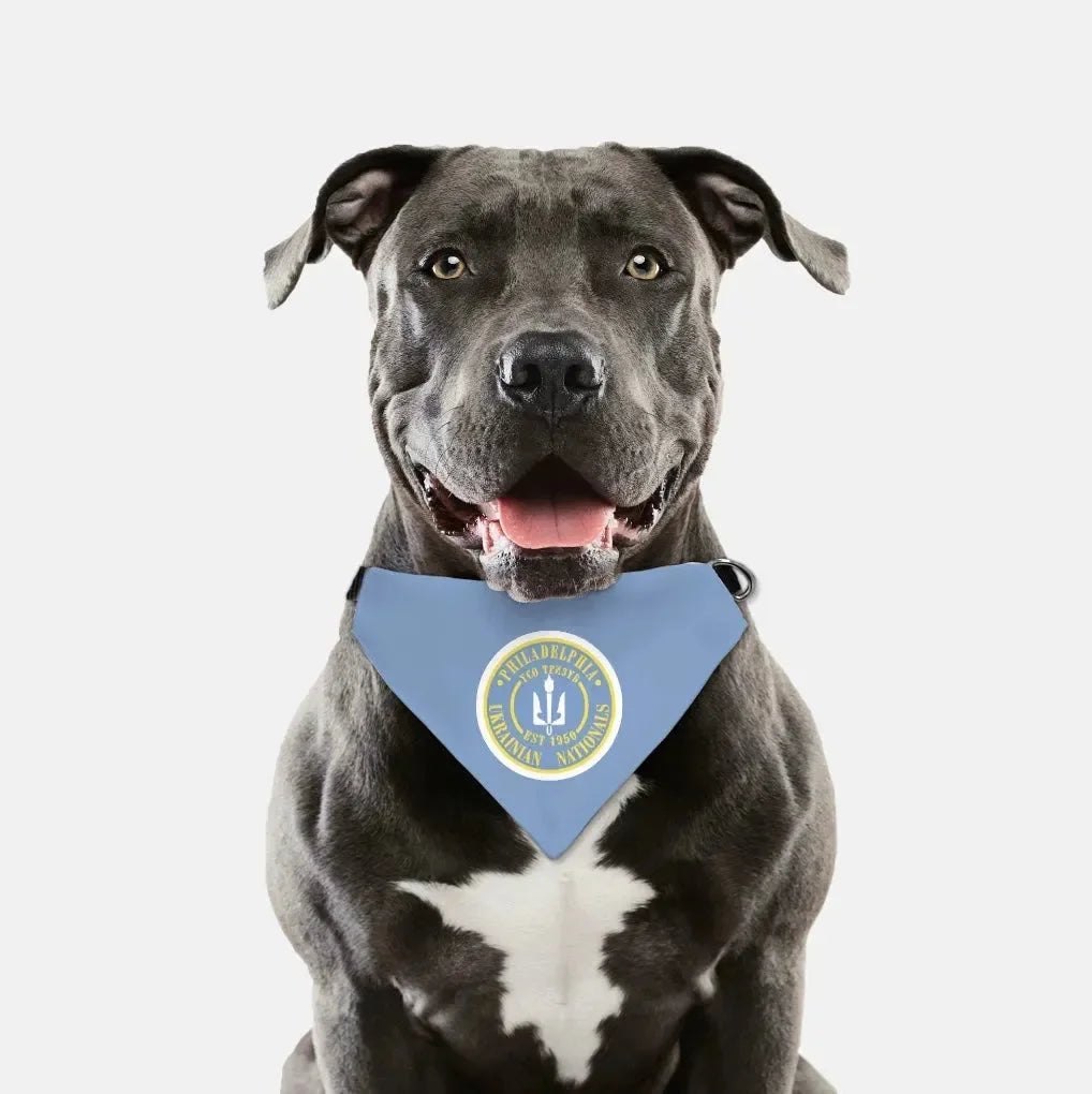 Philadelphia Ukrainian Nationals Blue Pet Bandana