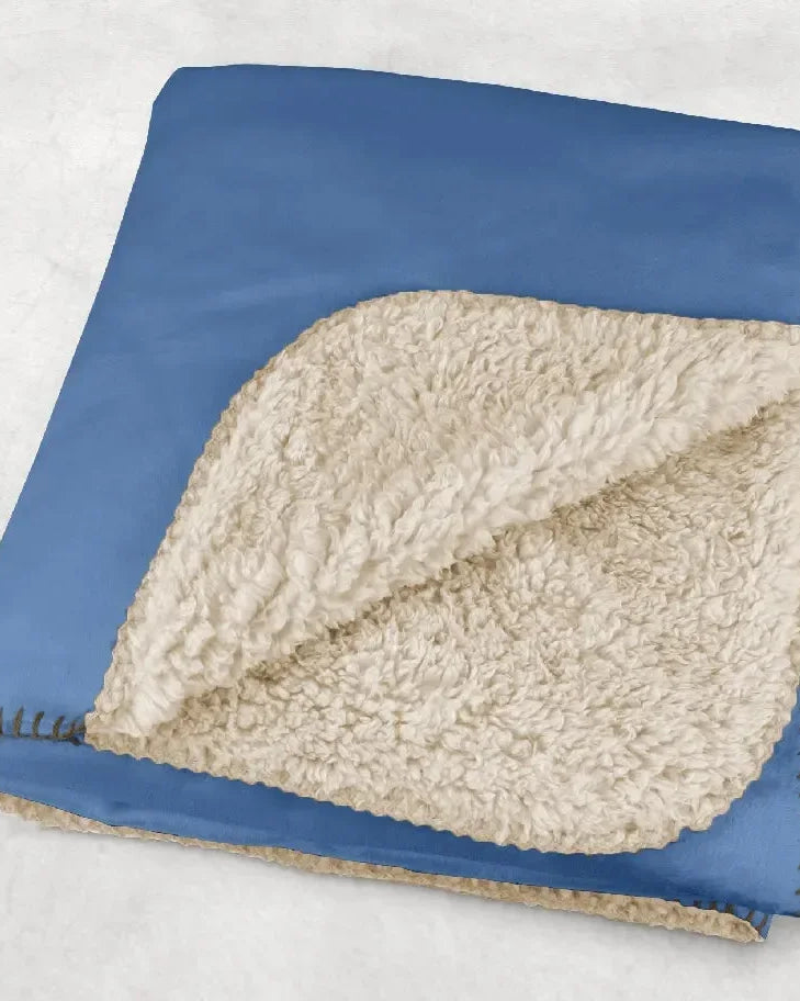 Center Band #UKIENATION Sherpa Blanket 60"x80" - Campus Greek Fit