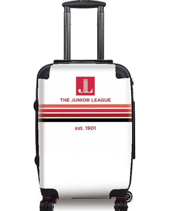Junior League 20" Carry-on Suitcase - Preppy Stripes Front