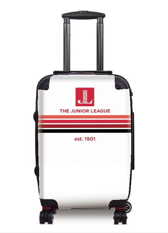 Junior League 20" Carry-on Suitcase - Preppy Stripes Front