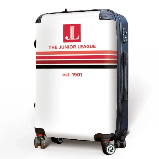 Junior League 20" Carry-on Suitcase Preppy Stripes Side
