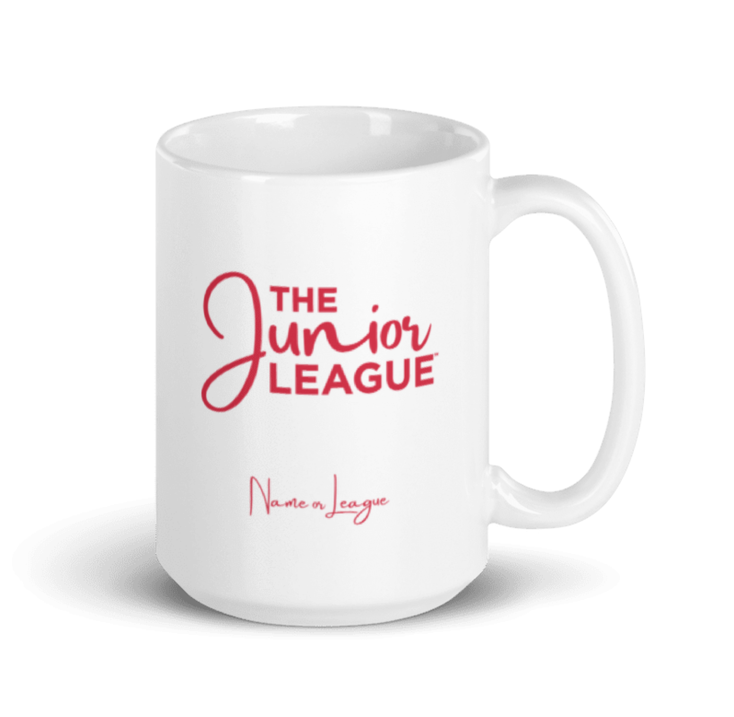 Junior League Ceramic Mug 15 oz.- Script | JL Keepsake | Bulk Gifts