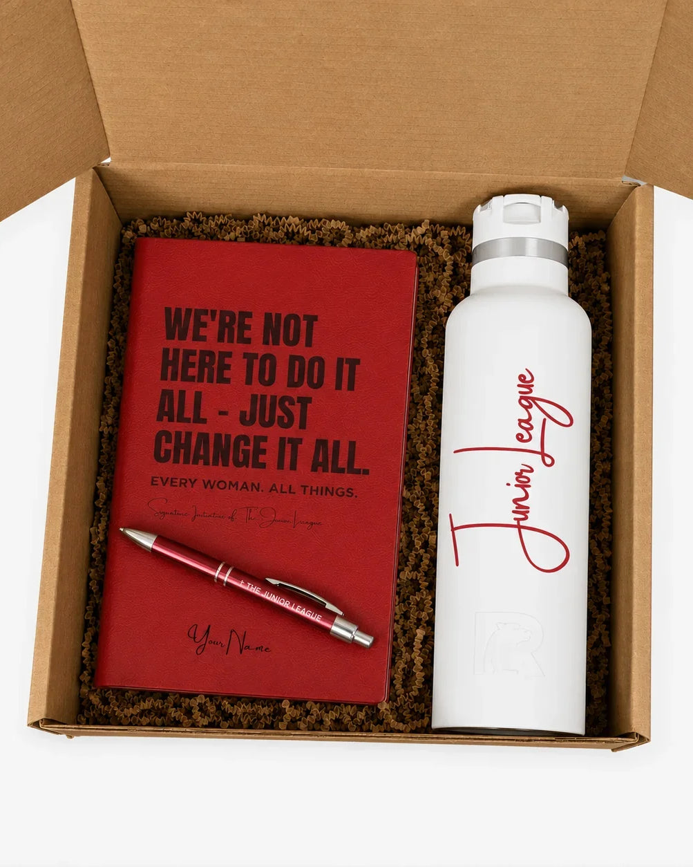 Junior League Journal & Water Bottle Bundle - Every Woman. All Things.