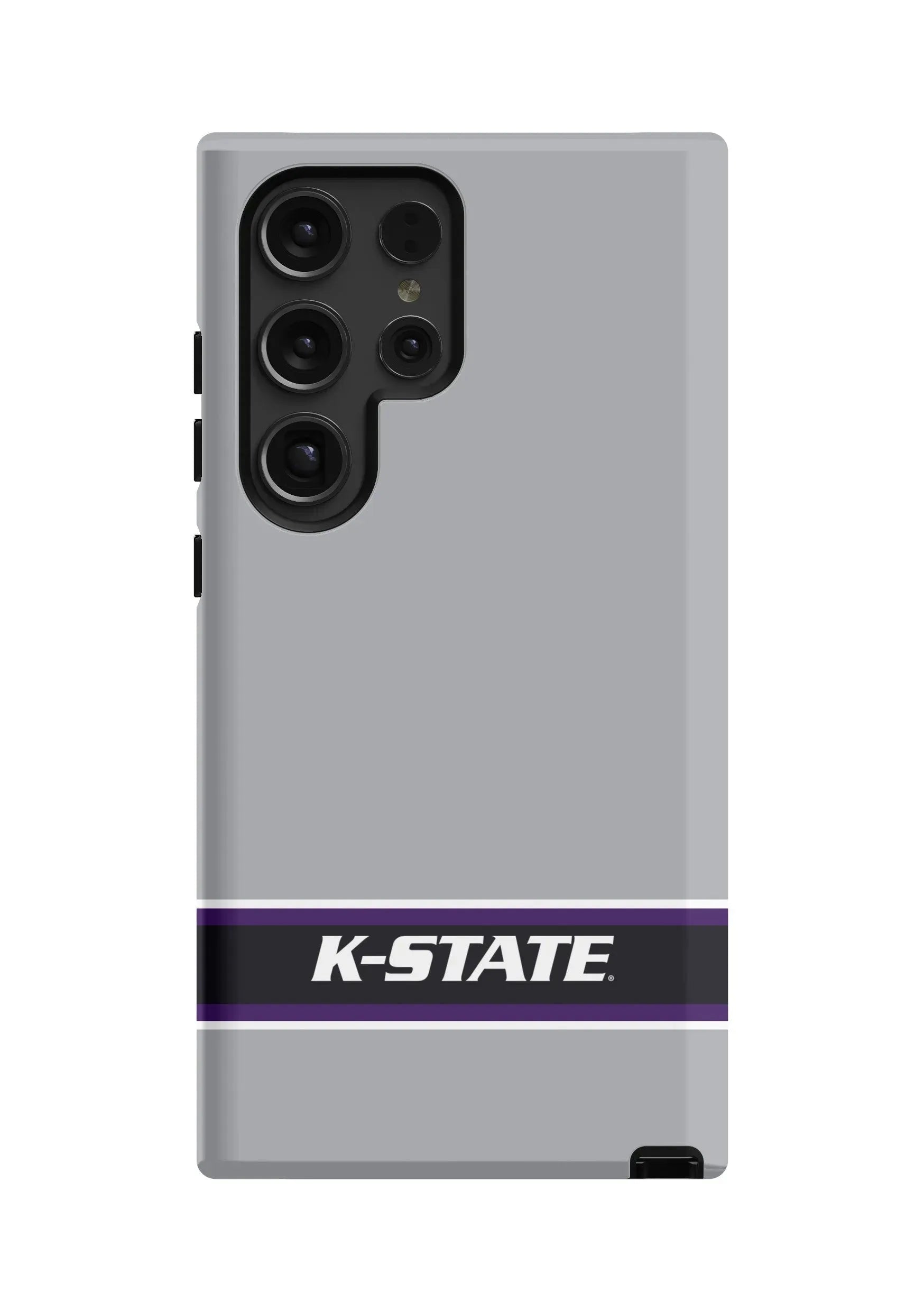Kansas State University Samsung Galaxy 24, 23 Mobile Phone Case - Gray Gloss Mobile Phone Cases