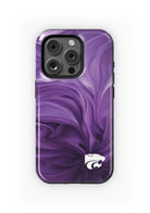 Kansas State University iPhone 16 15, 14, 13 Mobile Phone Case - Swirl Gloss Mobile Phone Cases