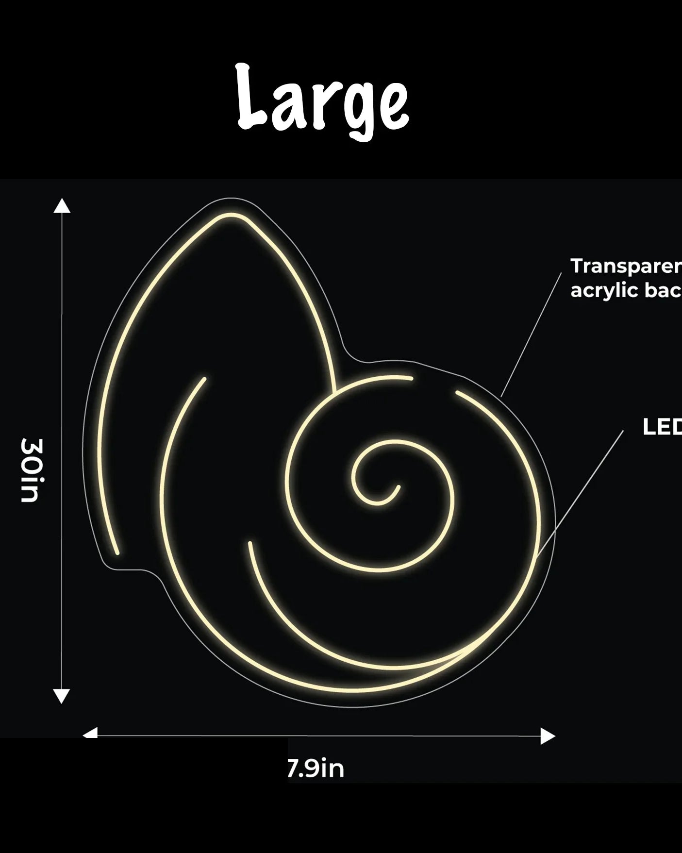 Kappa Delta Nautilus Icon LED Neon Sign w/ Dimmer | Kaydee Gifts