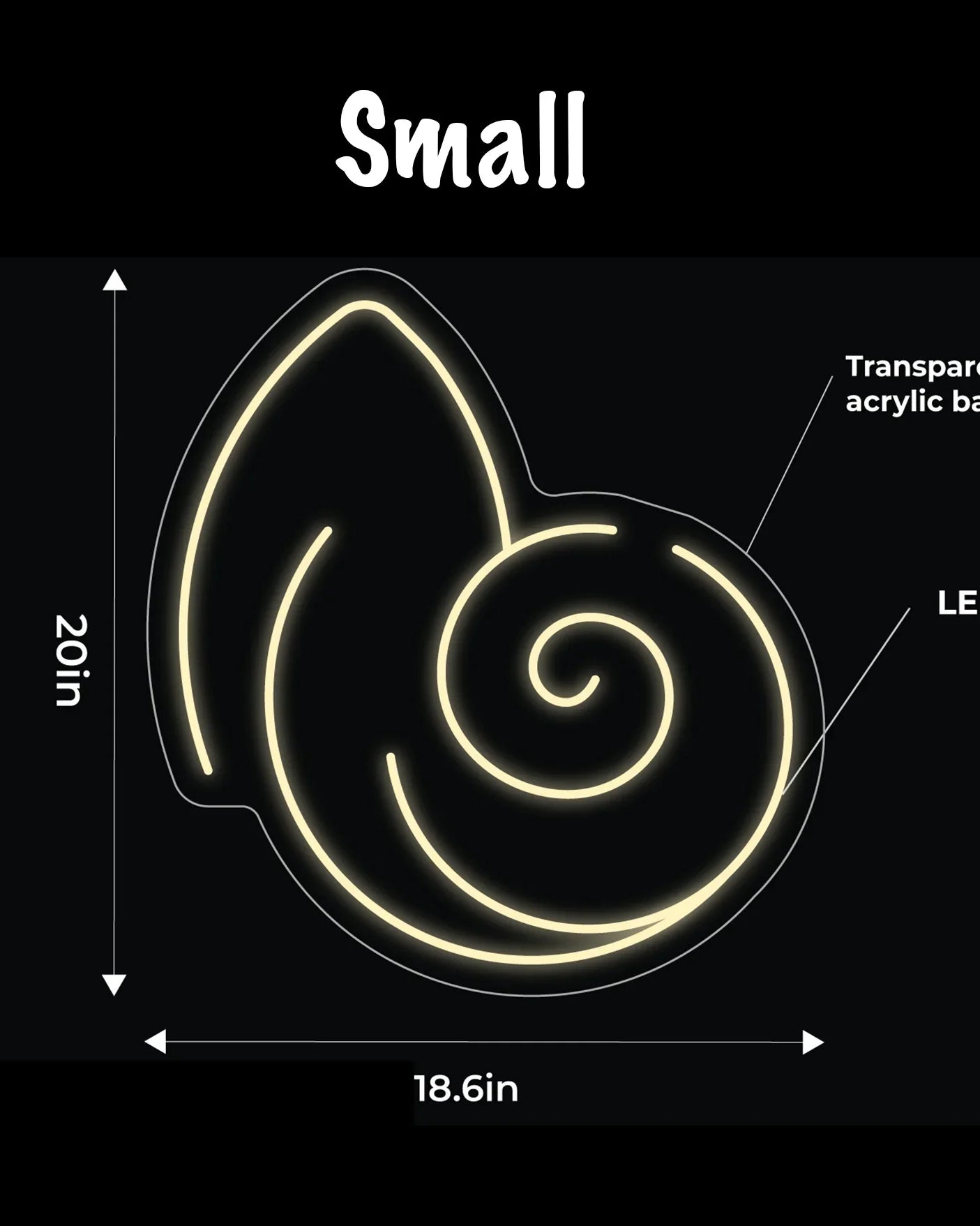 Kappa Delta Nautilus Icon LED Neon Sign w/ Dimmer | Kaydee Gifts