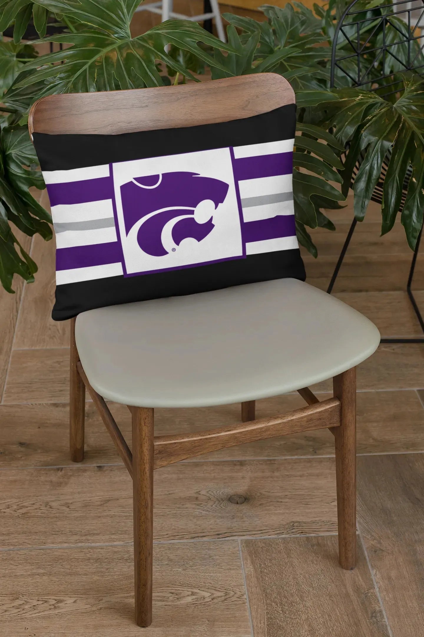 Kansas State University Lumber Pillow Cover - Wildcat Stripes Pillow Covers