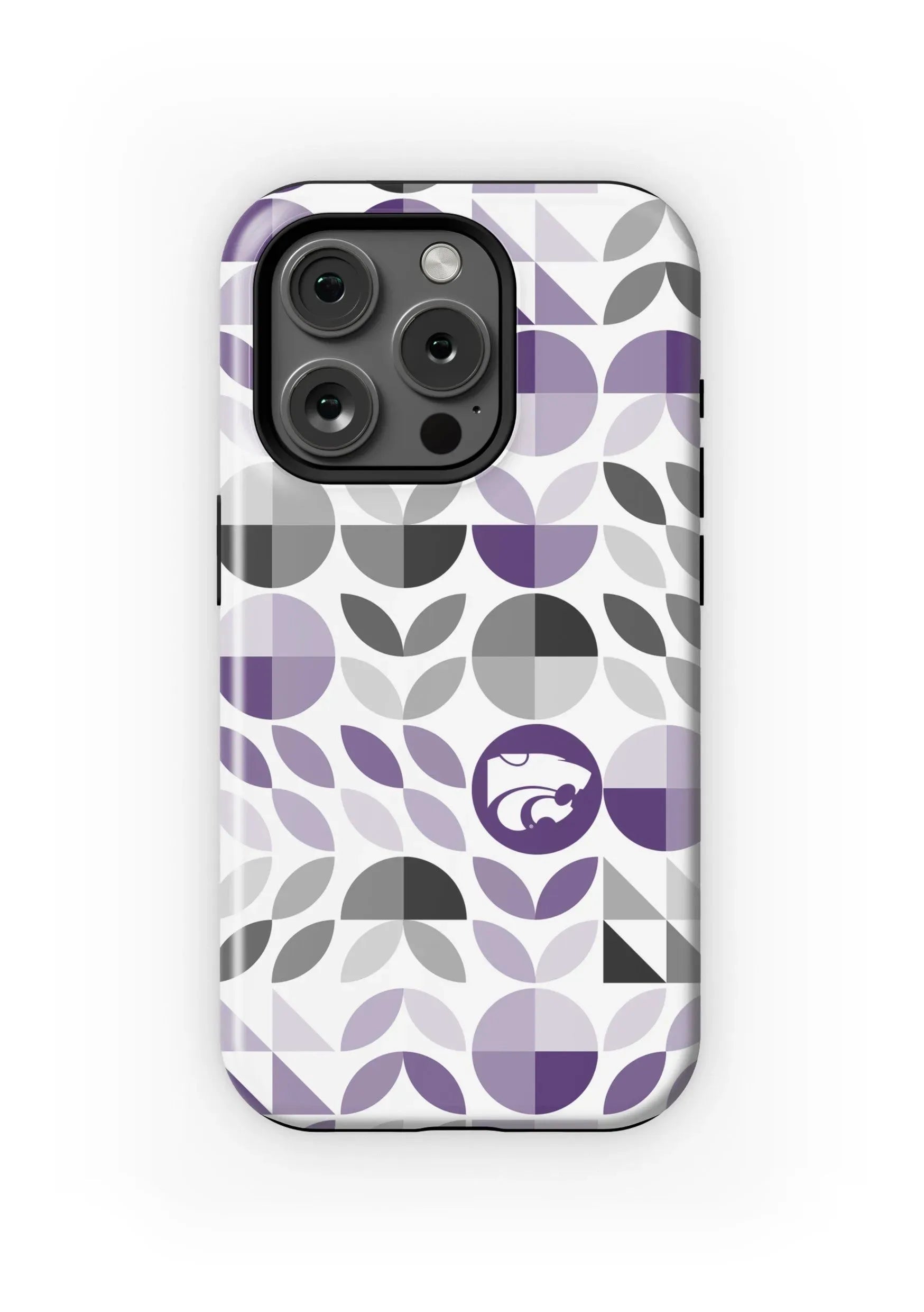Kansas State University iPhone 16, 15, 14, 13 Mobile Phone Case - Geo Petals Matte Mobile Phone Cases
