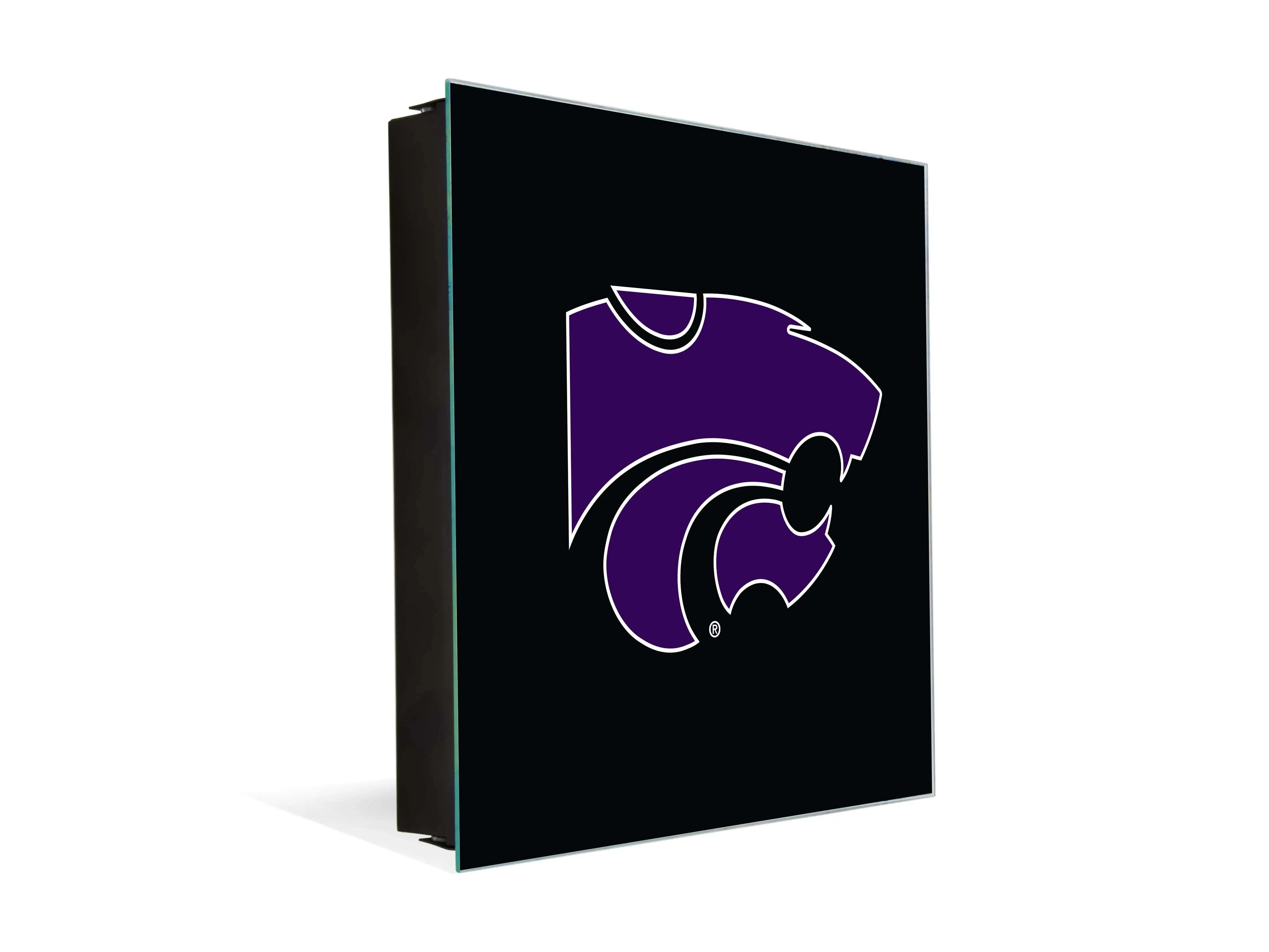 3-in-1 Kansas State University Magnetic Dry-Erase Key Box - Wildcat Powercat Key Box
