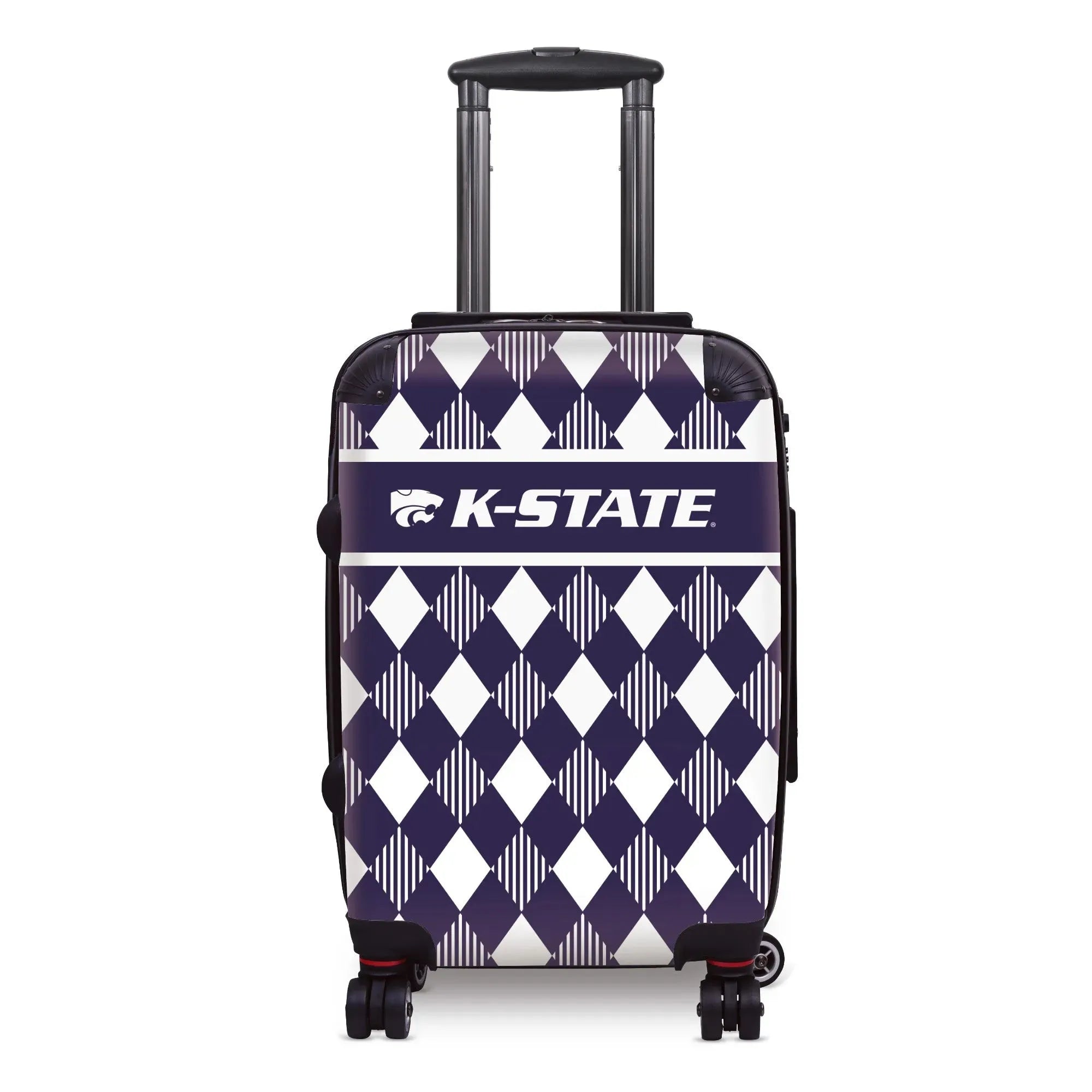 Kansas State University Carry-On Suitcase - Argyle Suitcases