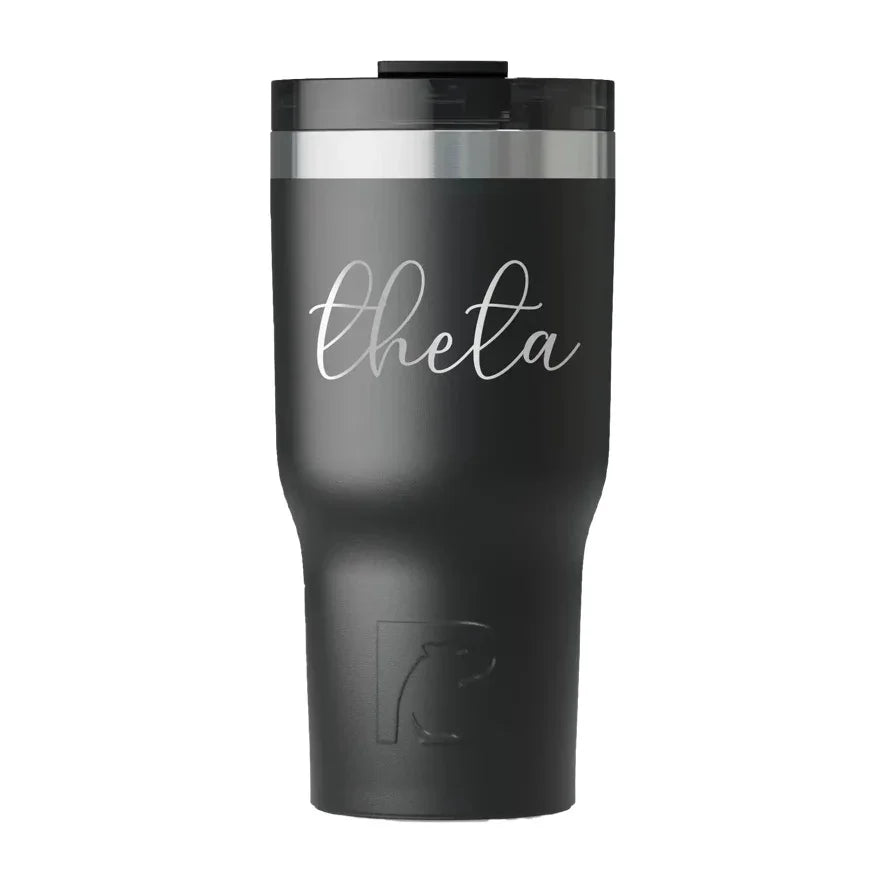 Kappa Alpha Theta RTIC 20 oz Essential Ceramic Lined Tumbler -Script