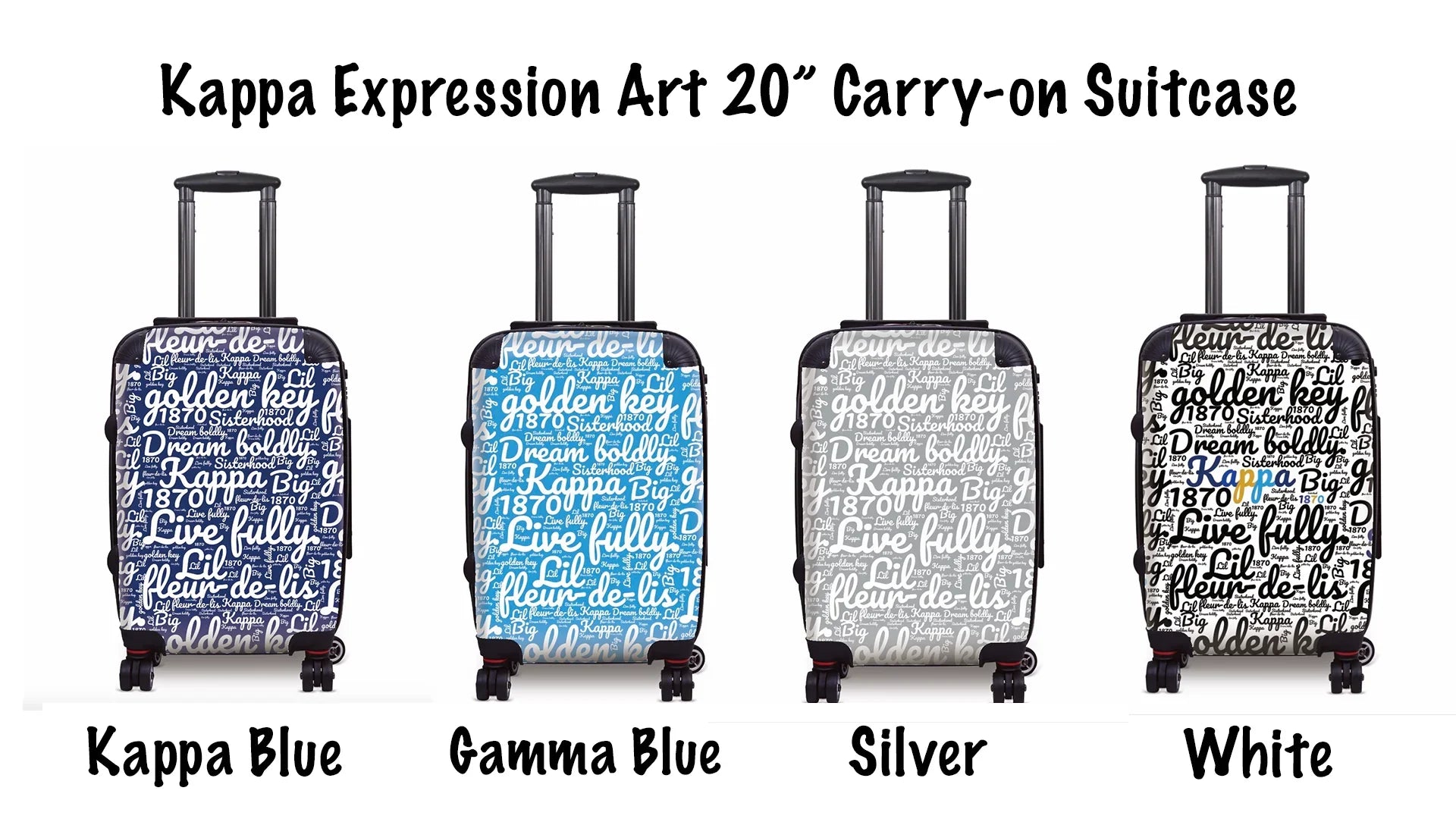 Kappa Carry-on Suitcase Expression Art Swatch