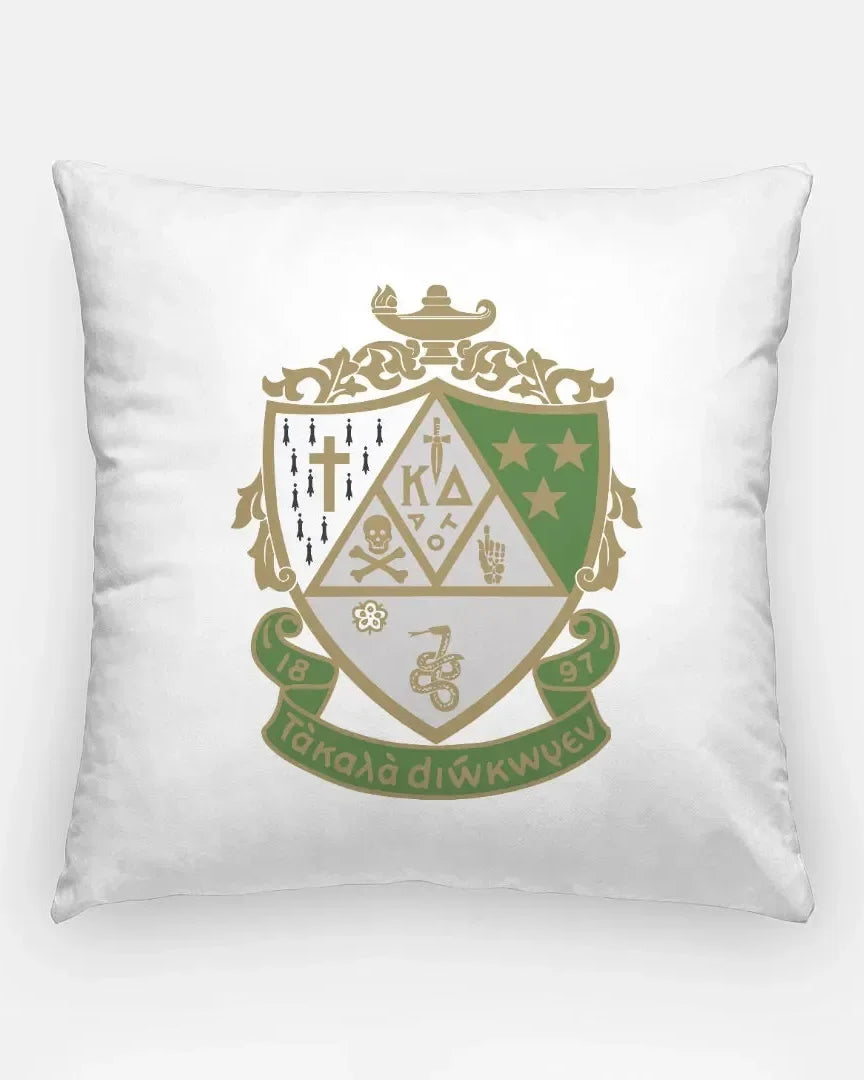 Kappa Delta 18" Crest Throw Pillow