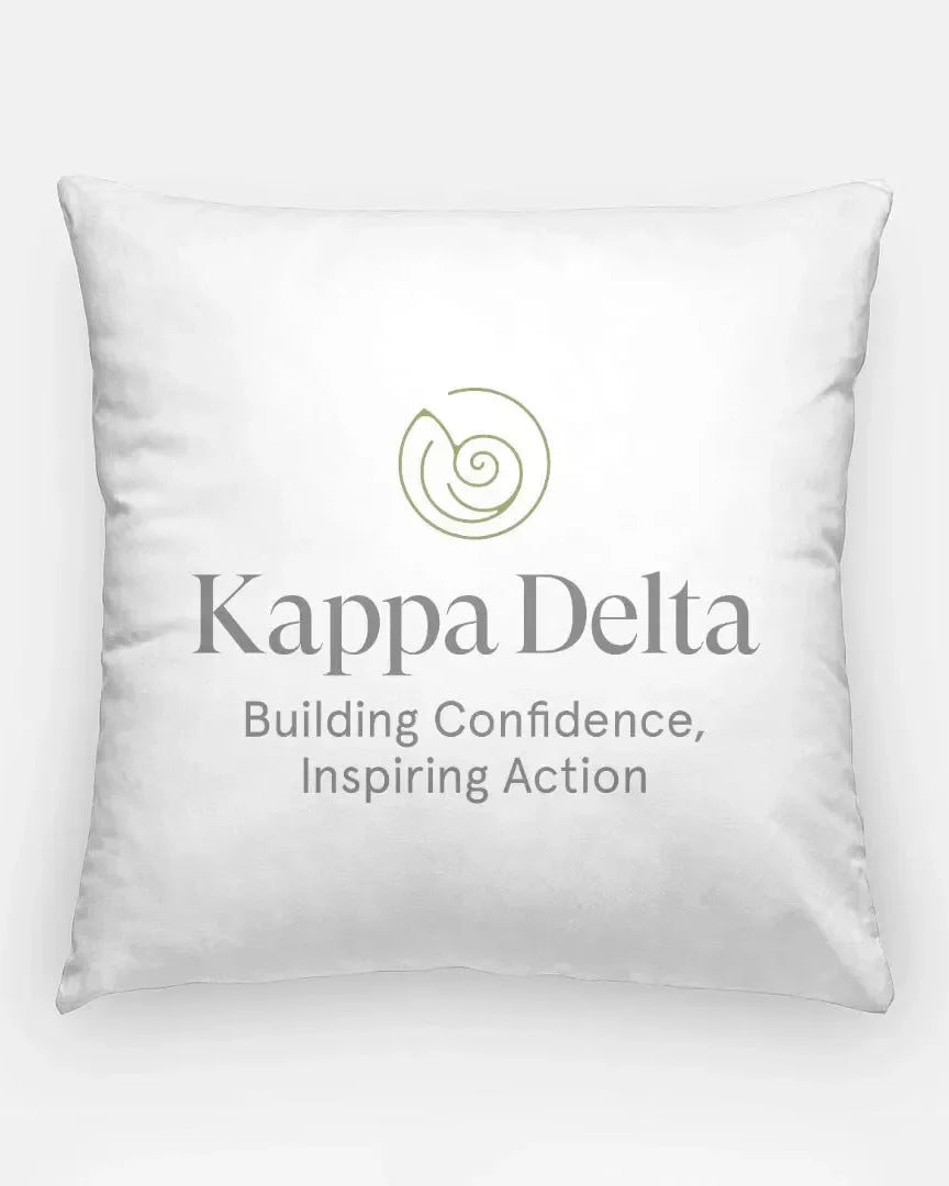 Kappa Delta 18" Traditional Throw Pillow Cover Pillow Covers