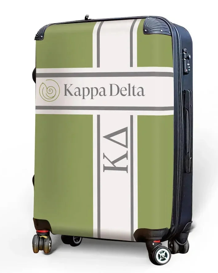 Kappa Delta Carry-on Suitcase - Cross Stripe Suitcases