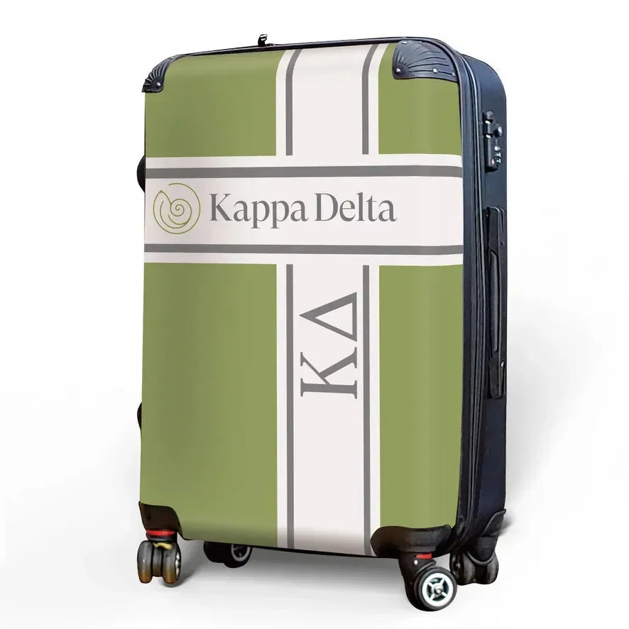 Kappa Delta Carry-on Suitcase - Cross Stripe Suitcases