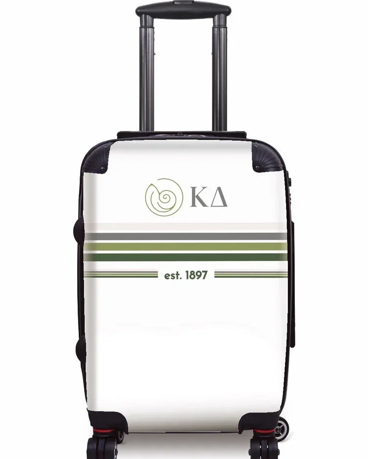 Kappa Delta Carry-on Suitcase - Preppy Stripes Suitcases