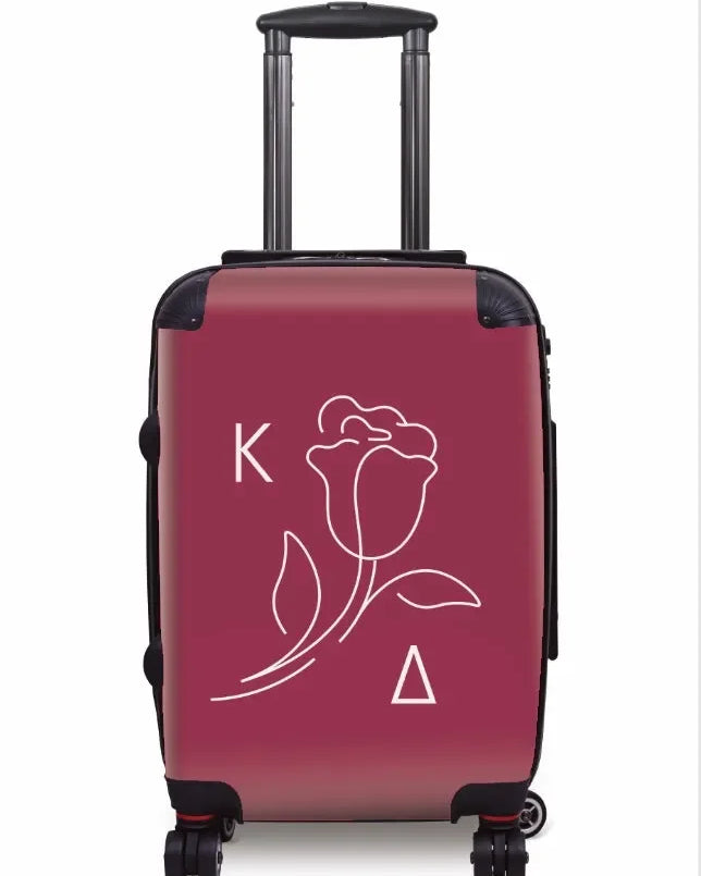 Kappa Delta Carry-on Suitcase - Rose Icon Suitcases