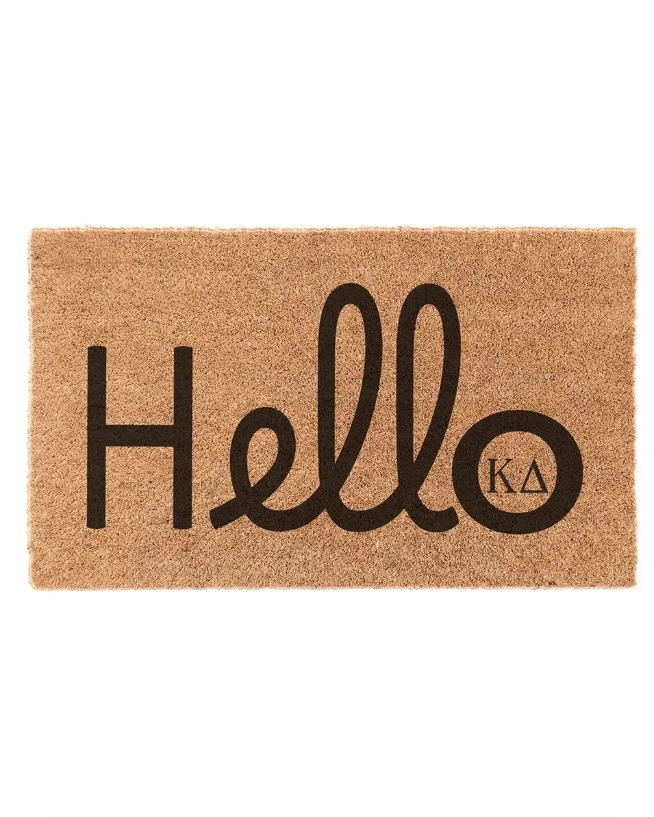 Kappa Delta Coir Doormat - Hello Door Mats