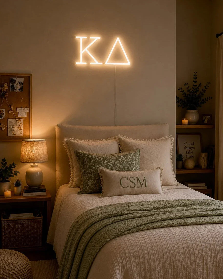 Kappa Delta Neon Sign - Campus Greek Fit