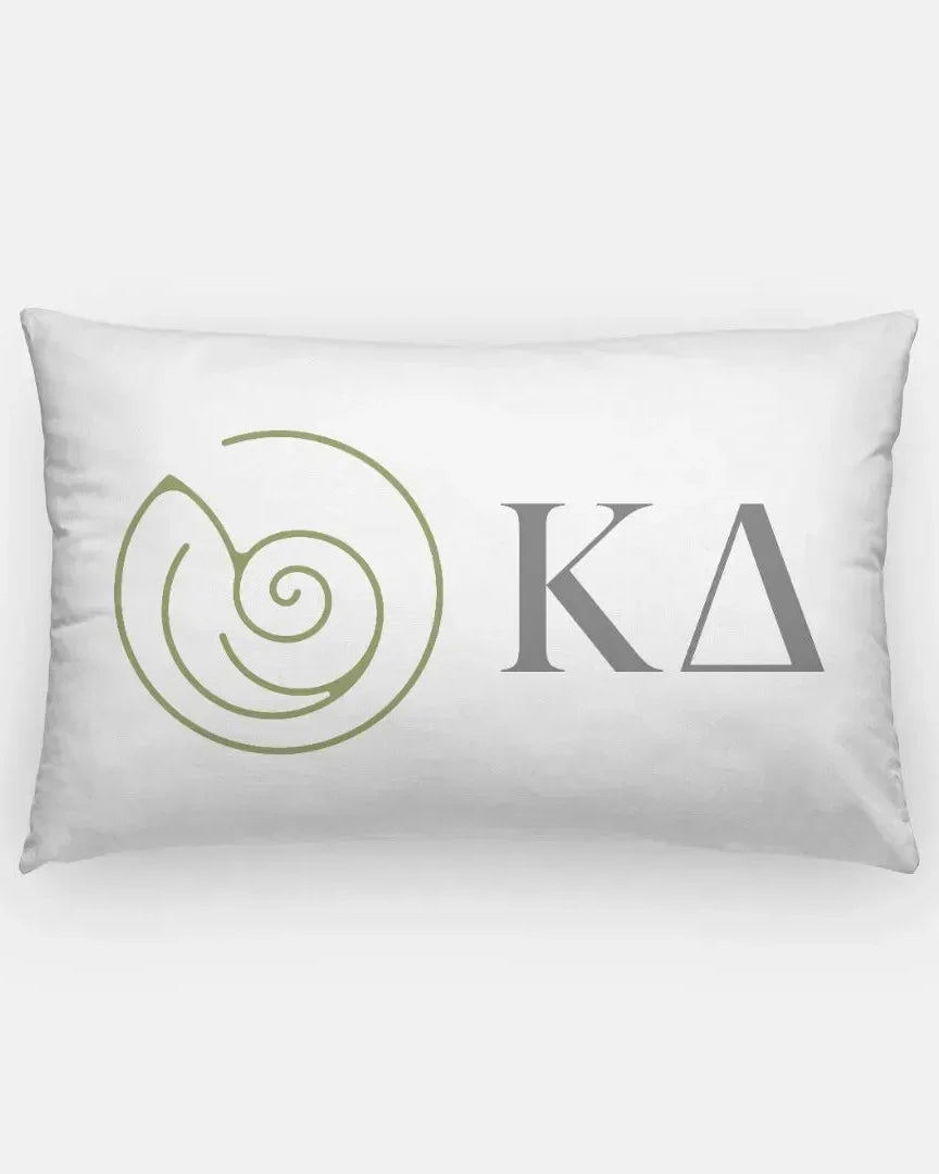 Kappa Delta Greek Letters Lumbar Pillow