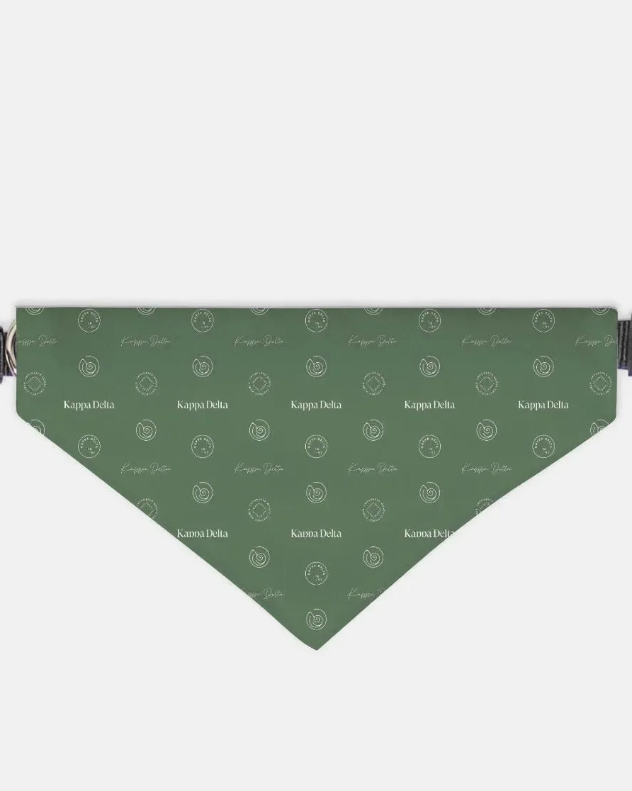 Kappa Delta Pet Bandana - Traditional Pattern Pet Bandanas